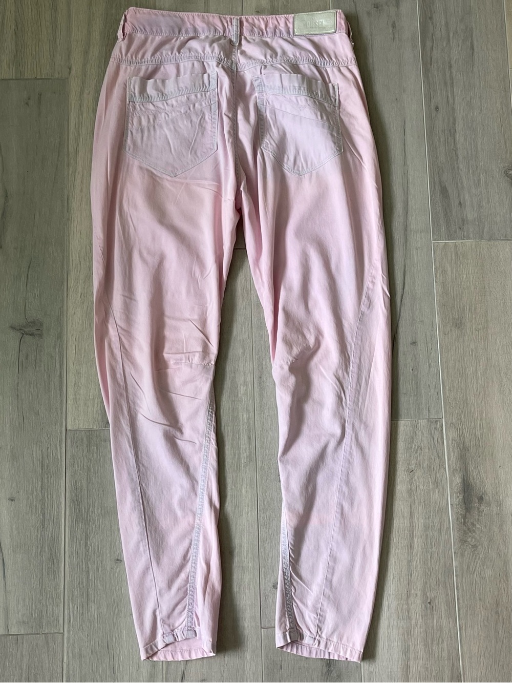 Diesel Fayza JoggJeans Pink Boyfriend Tapered Jeans Pants W26 - Picture 6 of 15